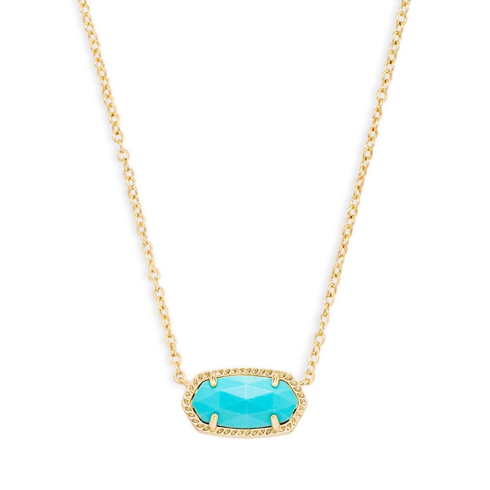 Kendra Scott Elisa Pendant Necklace in Turquoise